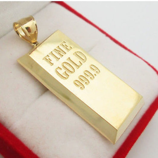 Gold Bar Pendant