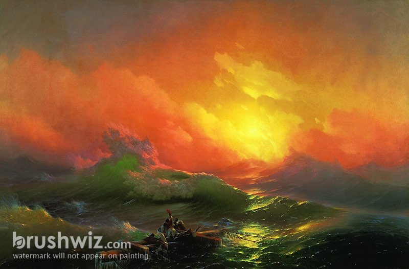 THE NINTH WAVE | IVAN AIVAZOVSKY